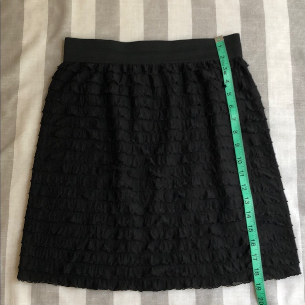 LC Lauren Conrad black ruffle skirt - Picture 5 of 5